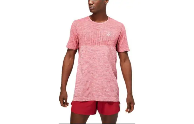 Asics Race Seamless Short Sleeve T Shirt Men's Burgundy