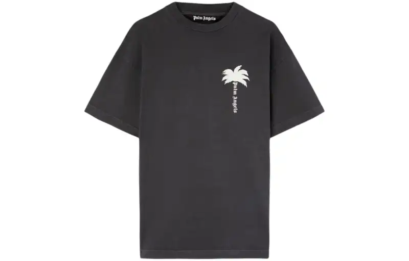 Palm Angels Palm tree-print cotton T-shirt