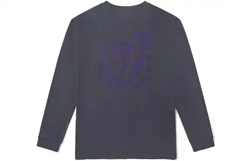 Vans T Shirts Unisex Gray Black Crew Neck Moderate Straight Fit