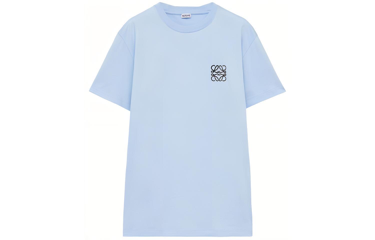 Мужская футболка LOEWE SS24 Logo T-Shirt (синяя)