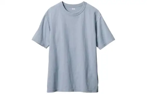 UNIQLO U Collection T Shirts Men's Crew Neck Moderate Straight Fit