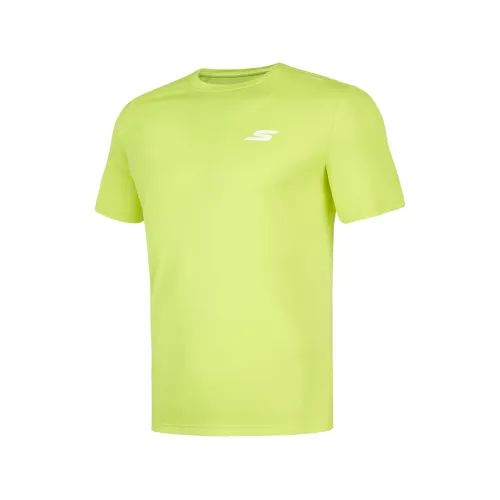 Skechers Comfortable Technology Collection T Shirt Men's Light Yellow Green