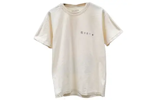 Travis Scott T Shirts Men's White Crew Neck Moderate Straight Fit