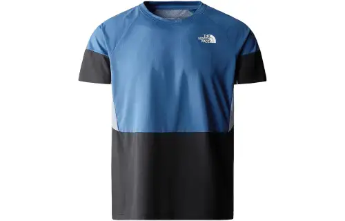 THE NORTH FACE T Shirts Men's Blue Crew Neck Moderate Straight Fit