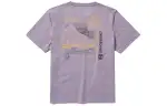 Timberland T Shirt Unisex Gray Purple