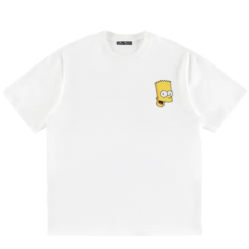 The Simpsons T Shirts Unisex Crew Neck Moderate Straight Fit