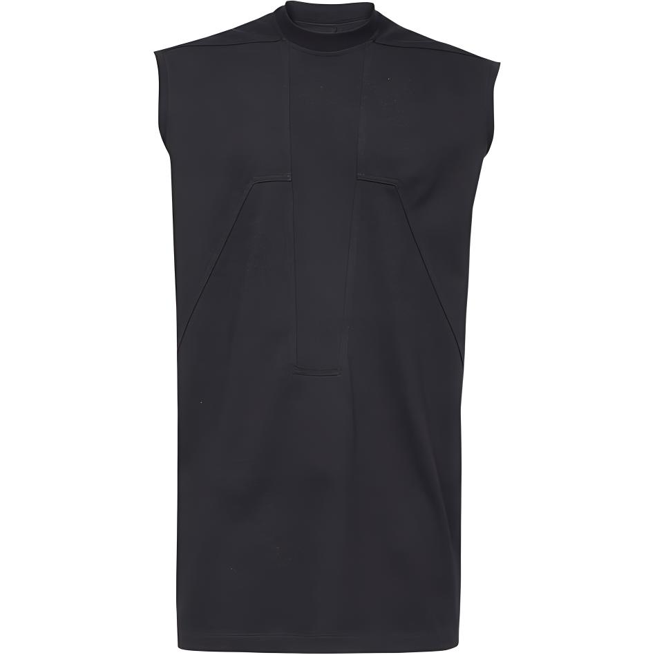 Rick Owens Splintered Tarp Sleeveless Tank Top