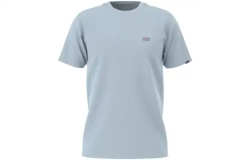 Vans T Shirts Men's Sky Blue Crew Neck Moderate Straight Fit