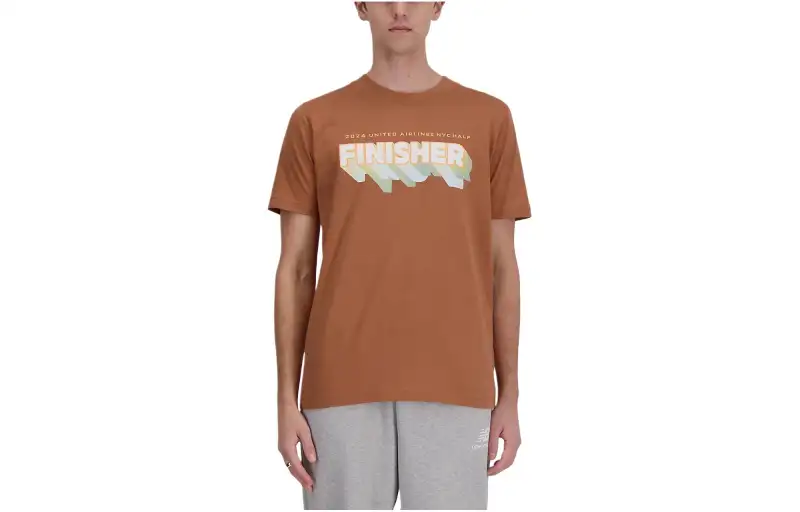 New Balance T Shirt Men's Light Brown