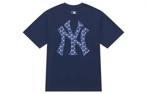 MLB MONOGRAM SS24 T Shirt Unisex Navy Blue