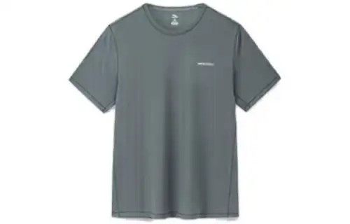 ANTA T Shirts Men's 6 Mud Green Crew Neck Moderate Straight Fit