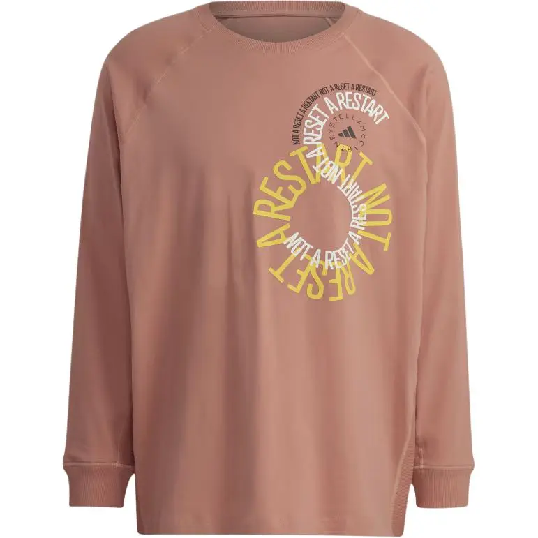 Adidas T-Shirts Unisex Brown Crew Neck Moderate