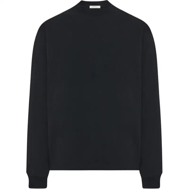 THE ROW T Shirts Men's Black Crew Neck Moderate Straight Fit