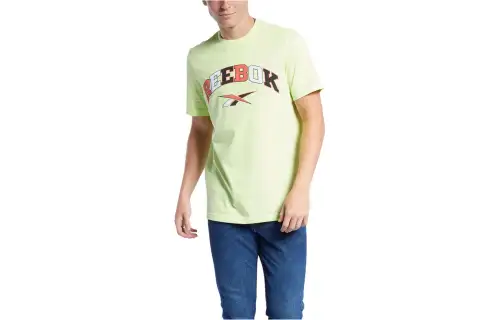 Reebok Set-in Sleeve T-Shirt Men's Yellow