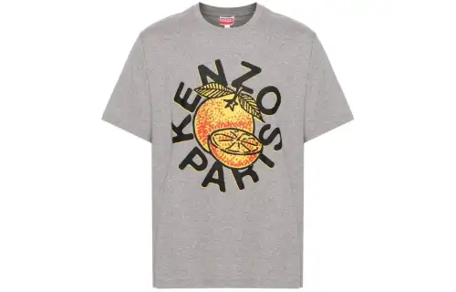 KENZO Maxi Logo Printed Crewneck T-Shirt