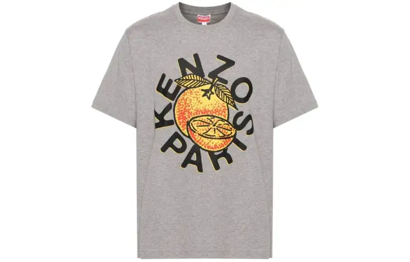 KENZO Maxi Logo Printed Crewneck T-Shirt