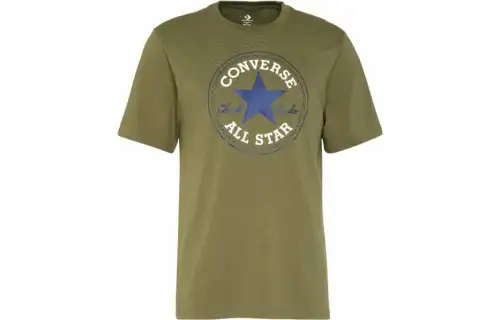 Converse T Shirts Unisex Green Crew Neck Moderate Straight Fit