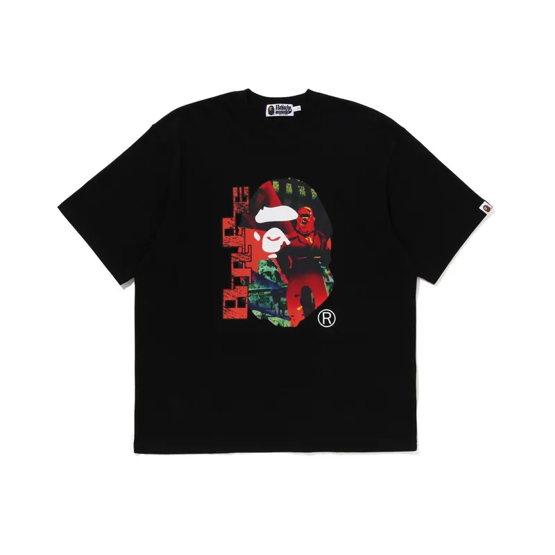 A BATHING APE Head Graphic Tee