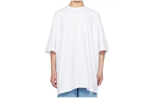 Vetements T Shirts Men's White Crew Neck Moderate Other