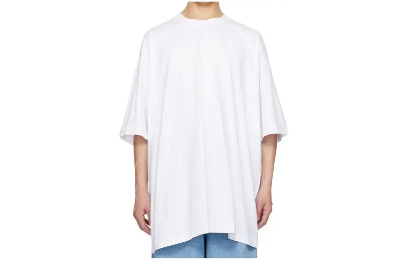 Vetements T Shirts Men's White Crew Neck Moderate Other