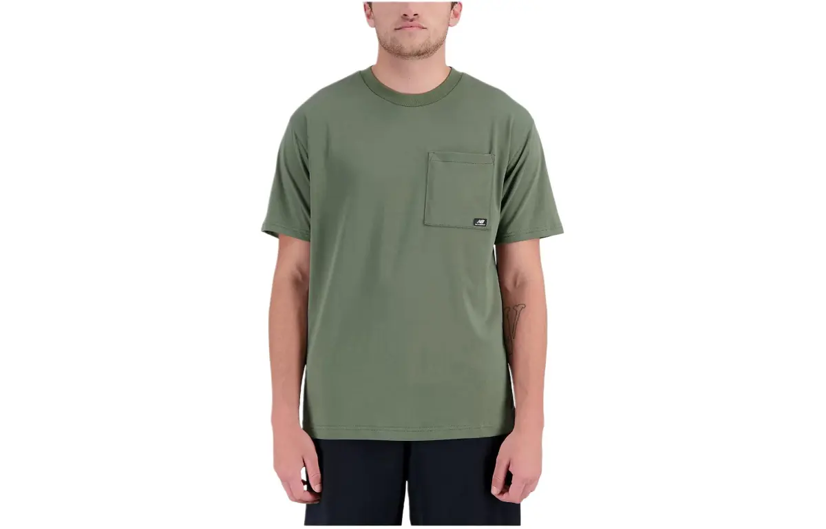 New Balance T Shirt Men's Dark Olive Green