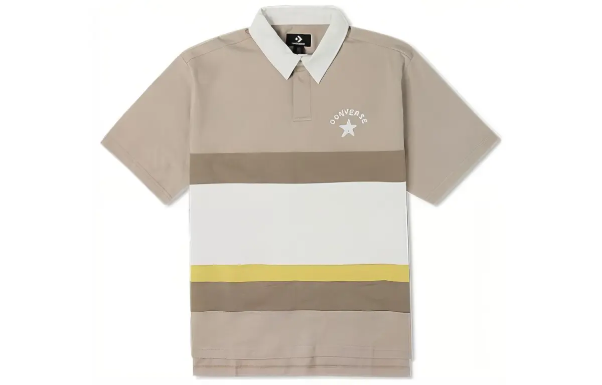 Converse T-Shirts Men's Khaki Moderate Straight Fit