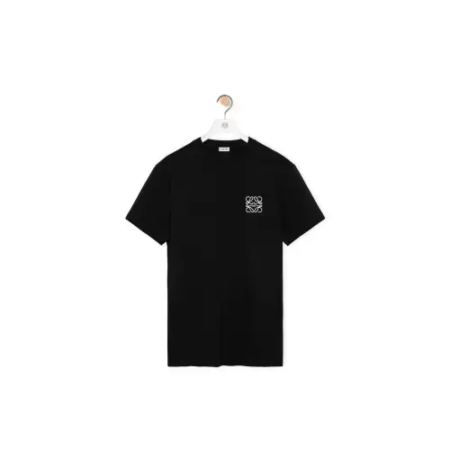 Loewe Anagram Logo Embroidered Crewneck T-Shirt