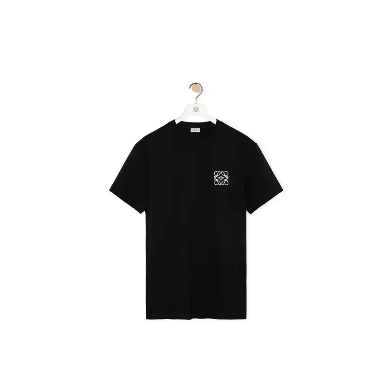 Loewe Anagram Logo Embroidered Crewneck T-Shirt