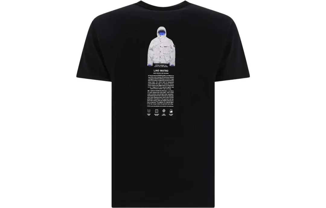STONE ISLAND T Shirt Men's Black