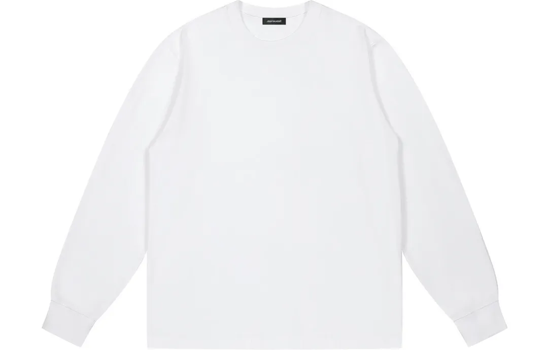 JEANSWEST T Shirts Unisex Crew Neck Thin Straight Fit
