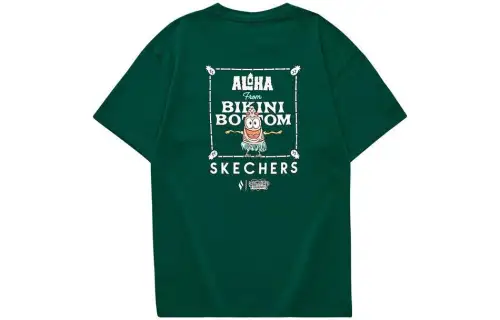 Skechers x SPONGEBOB SQUAREPANTS T Shirt Men's Garden Green