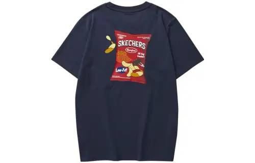 Skechers T Shirt Unisex Marine Blue