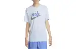 Nike T Shirts Men's Soccer Gray Crew Neck Moderate Straight Fit