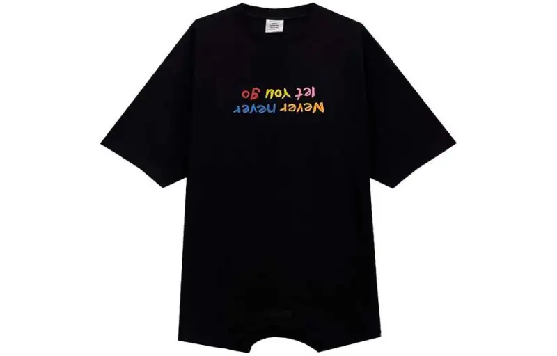 Vetements Never Never Let You Go Upside Down T Shirt