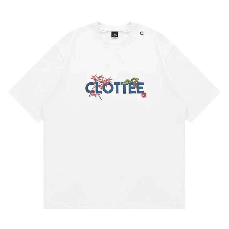 CLOT T Shirts Unisex White Crew Neck Moderate