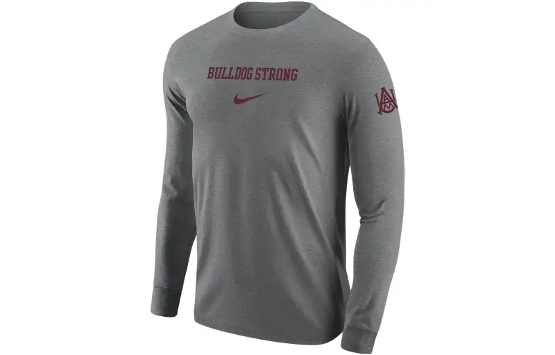 Nike T Shirts Men's Gray Crew Neck Moderate Straight Fit