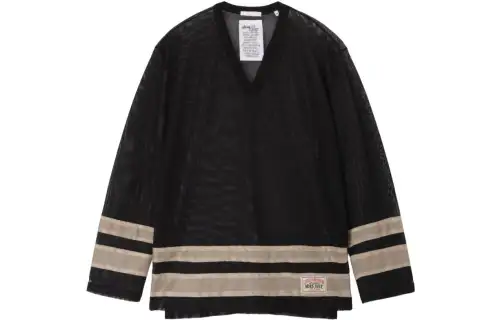 Stussy T Shirts Men's Black Crew Neck Moderate