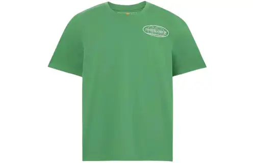 Timberland T Shirts Unisex Green Crew Neck Moderate Other