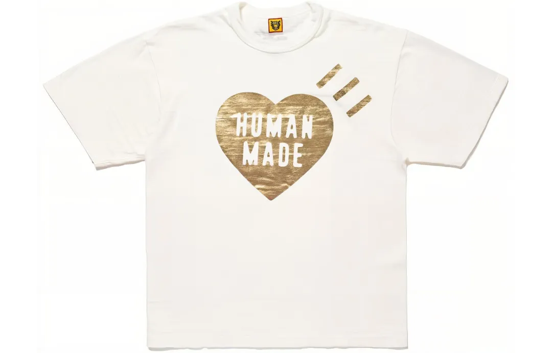 HUMAN MADE T Shirts Unisex Crew Neck Moderate Straight Fit