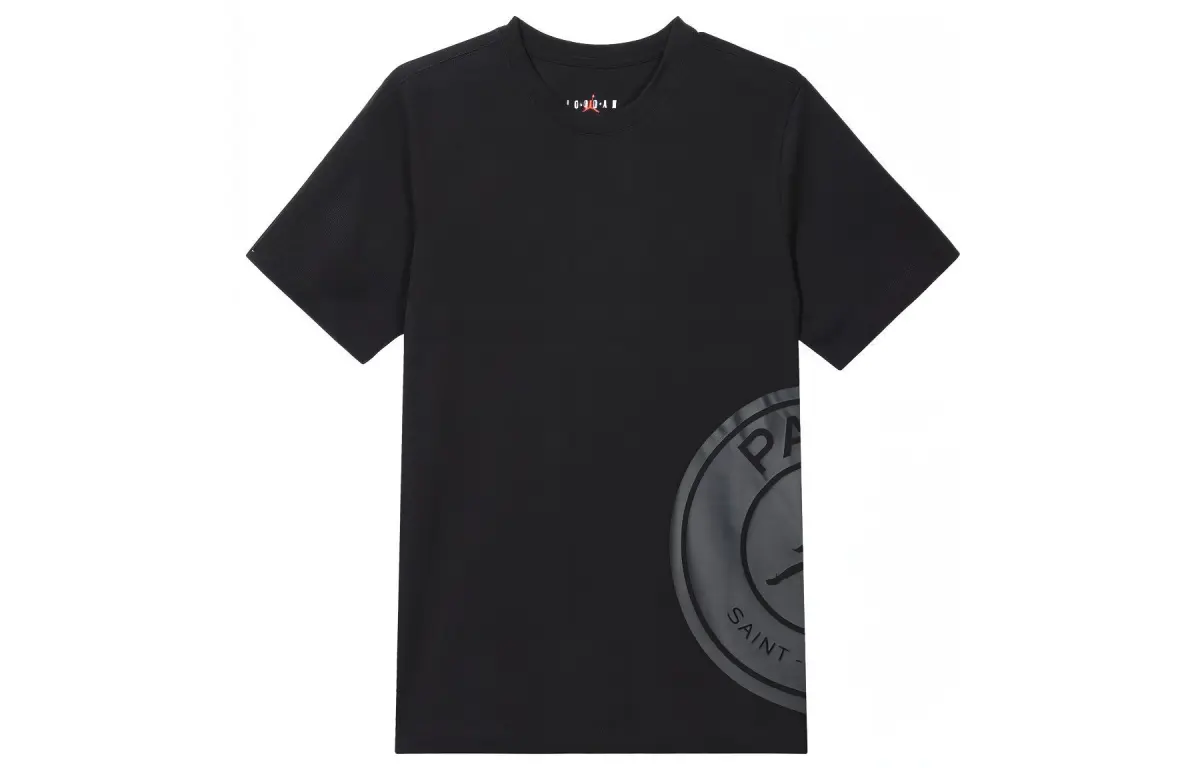 Jordan T-Shirts Men's Black Crew Neck Moderate