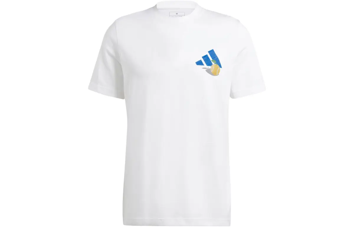Adidas AEROREADY T-Shirts Men's White Crew Neck Moderate Straight Fit