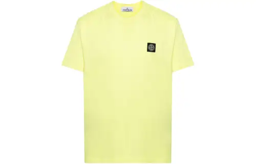 STONE ISLAND Logo Patch Crewneck T Shirt