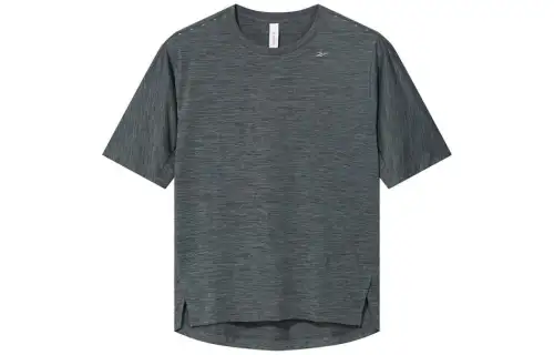 Reebok Drop Shoulder Sleeve T Shirt Men's Black