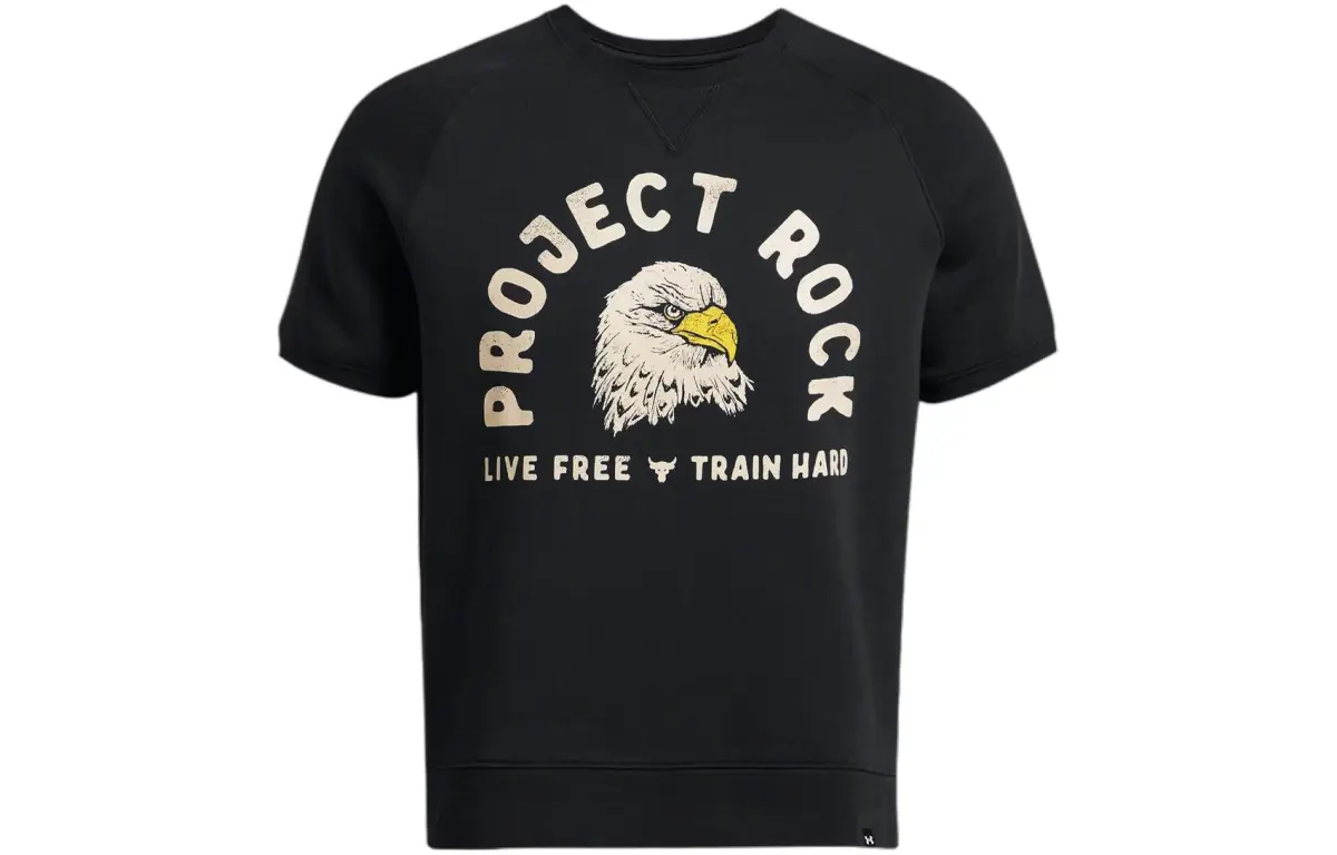 Under Armour Project Rock T Shirt Men's Black