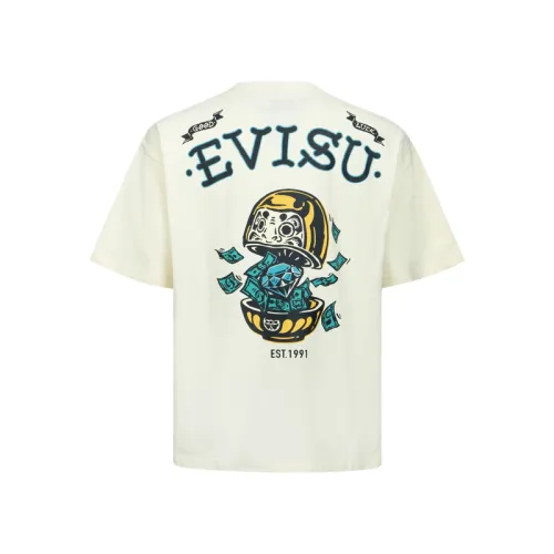 EVISU Diamond Daruma Cotton T-shirt