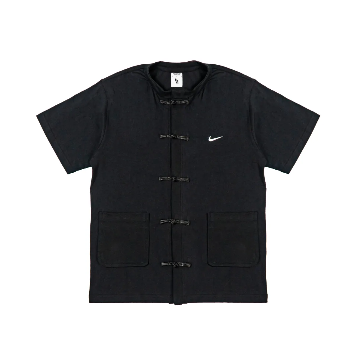 Nike Drop Shoulder Sleeve T Shirt Unisex Black