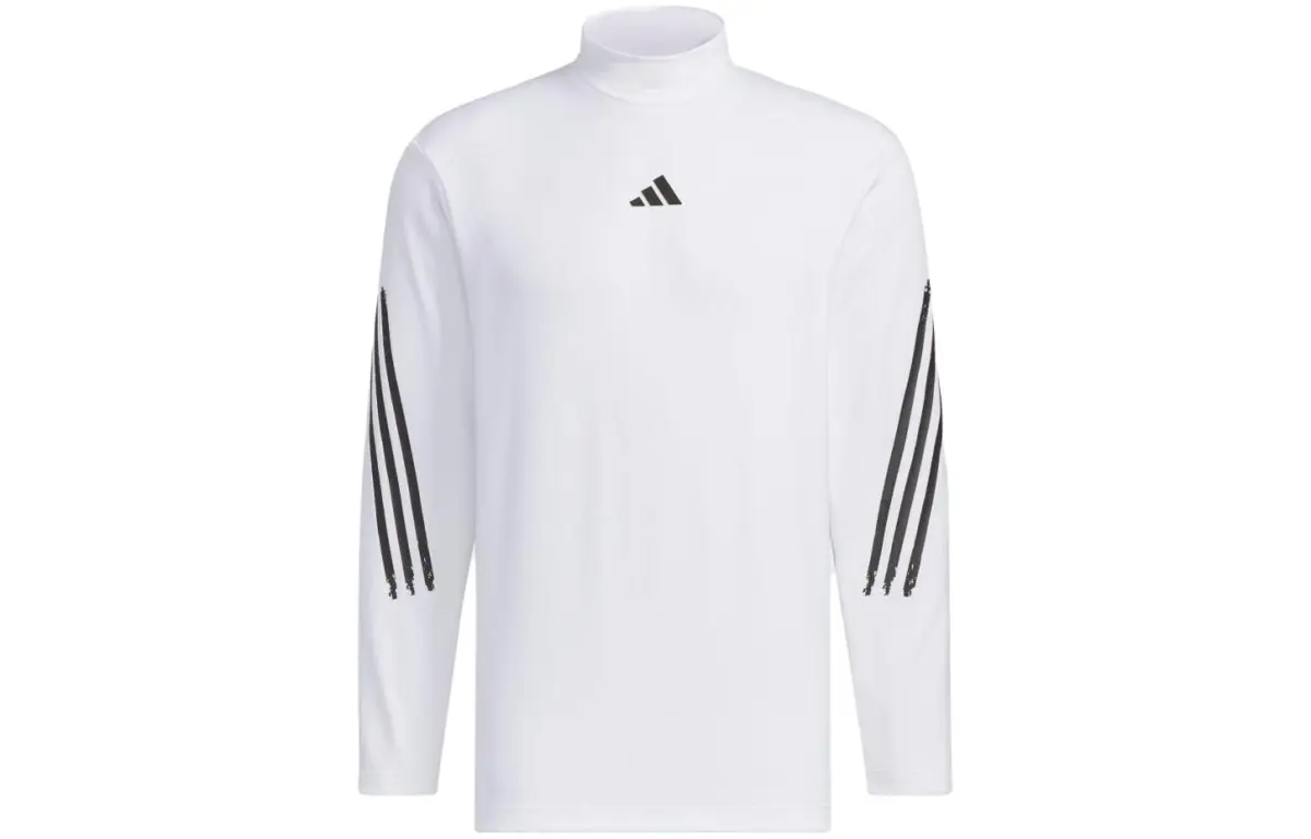 Adidas T-Shirts Men's White Crew Neck Moderate