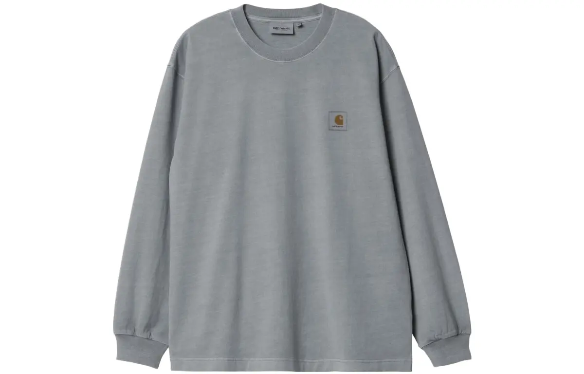 Carhartt WIP T-Shirts Men's Gray Crew Neck Moderate