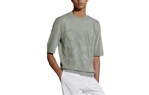 HERMES T Shirt Men's Sage Green