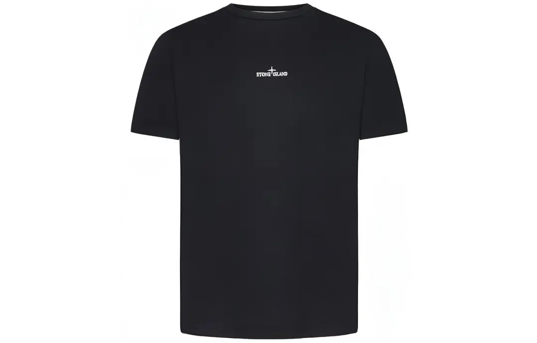 STONE ISLAND Embroidered T Shirt